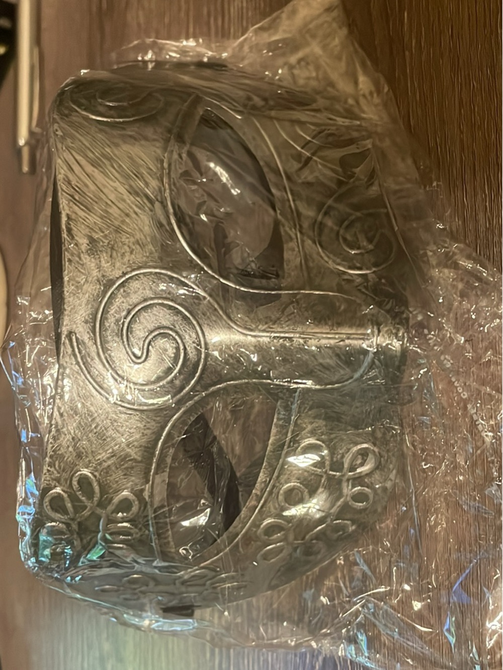 Silver Decorative Wall Mask - Home Art Accent